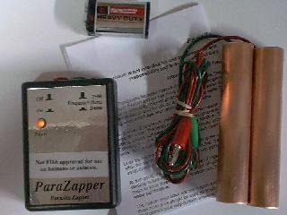 ParaZapper con palas de cobre solamente..